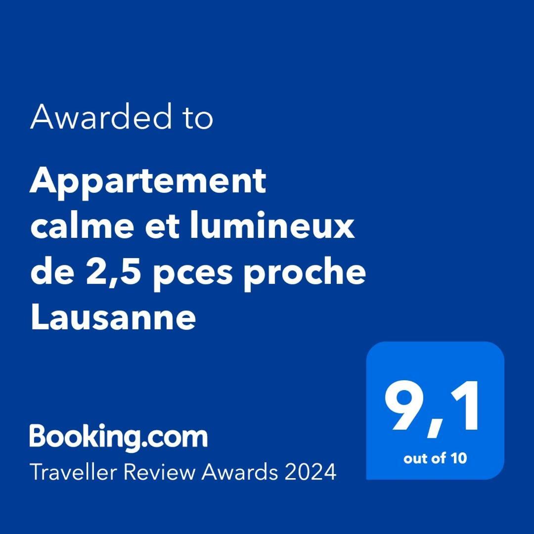 Appartement Calme Et Lumineux De 2,5 Pces Proche Lausanne Ecublens  Eksteriør billede